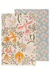 Cotton Linen Kitchen Towel Set - Plume