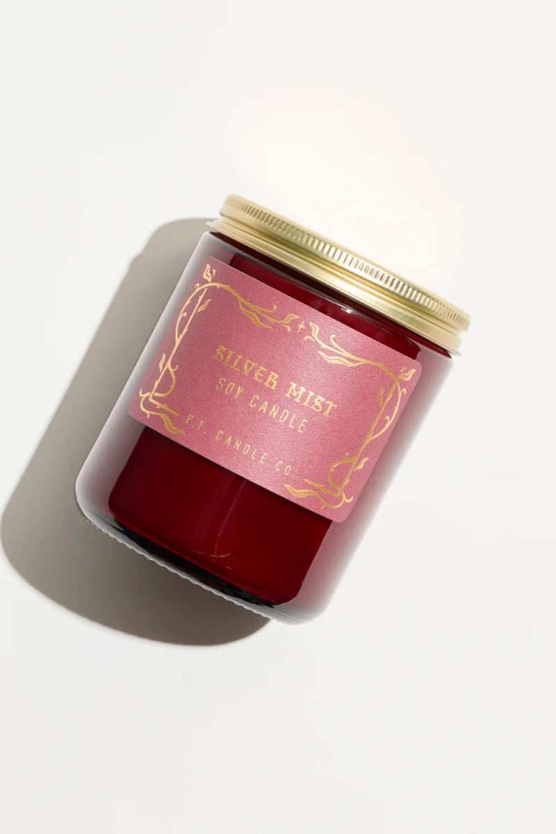 P.F. Candle 7.2 oz Soy Candle - Equinox Collection Silver Mist