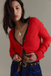 Free People School Girl Cardi - Pop Melange