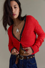 Free People School Girl Cardi - Pop Melange