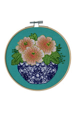 Rikrack Embroidery Kit Peony