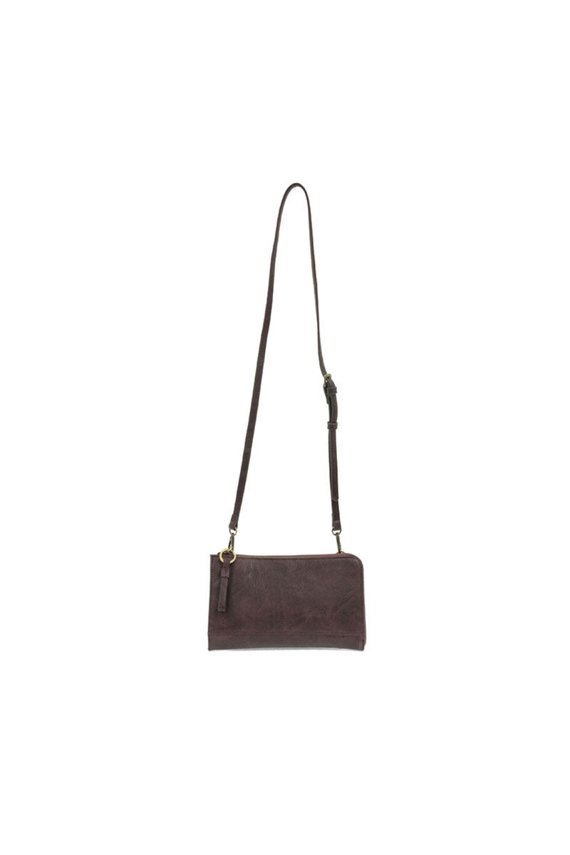 Karina Convertible Wristlet | Crossbody - Aubergine