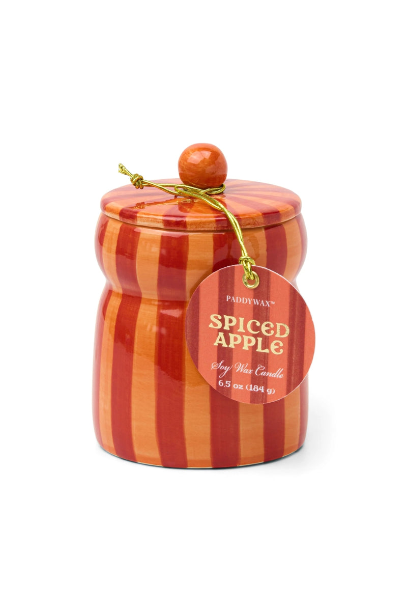 Paddywax Cabana Red & Coral Candle - Spiced Apple
