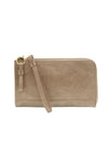 Karina Convertible Wristlet | Crossbody - Shiitake
