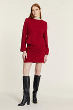 Pepaloves Chaqueta Corta De Pana - Roja