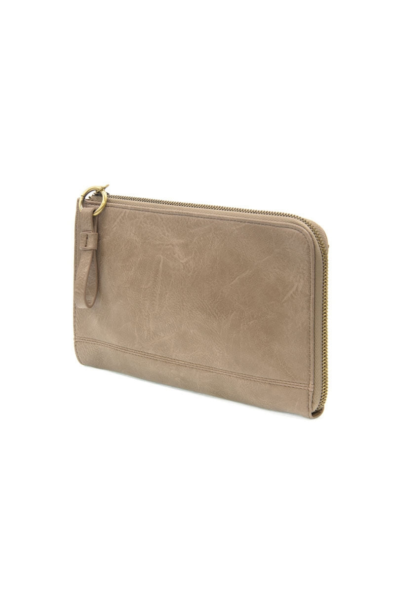 Karina Convertible Wristlet | Crossbody - Shiitake
