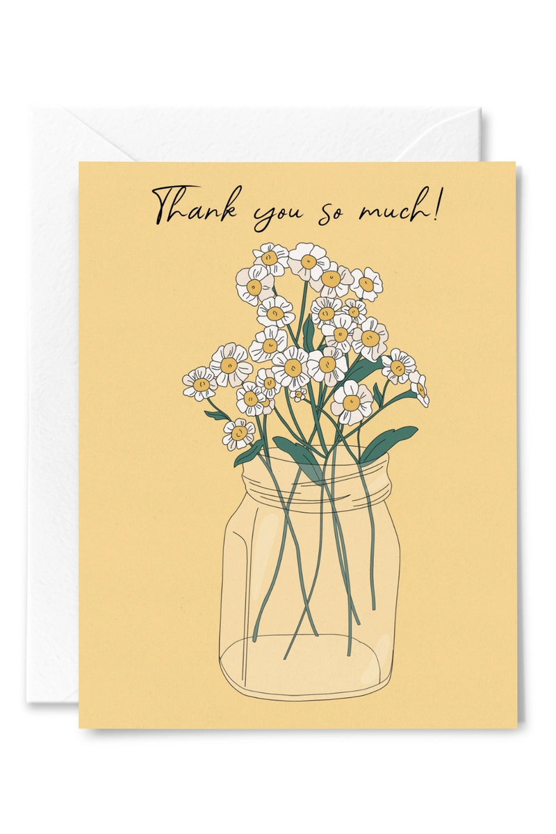 Illustrating Amy Greeting Cards - Thank You Daisies
