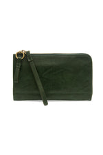 Karina Convertible Wristlet | Crossbody - Emerald