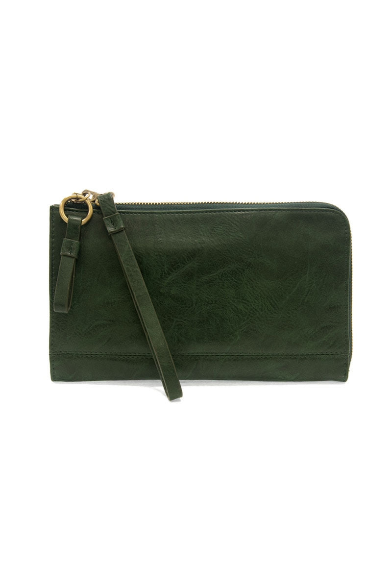 Karina Convertible Wristlet | Crossbody - Emerald