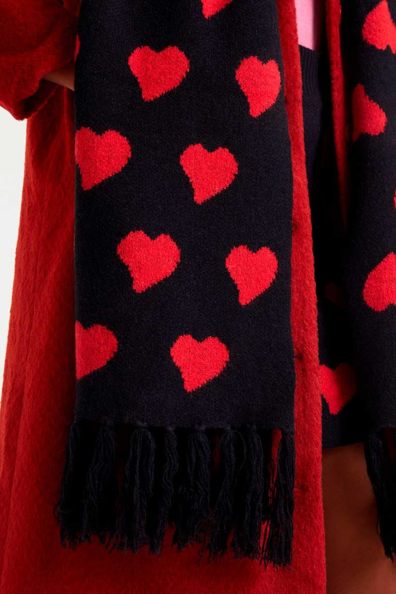 Compañia Fantastica Lucia Scarf - Hearts