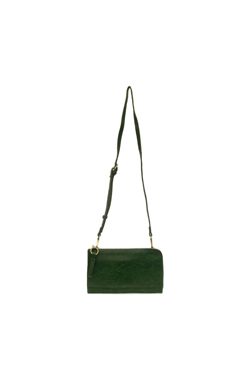 Karina Convertible Wristlet | Crossbody - Emerald