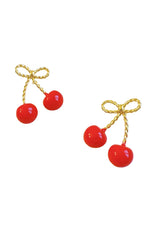Bow & Cherry Earrings