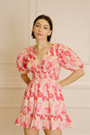 Kaitlin Dress - Pink Multi Floral