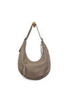 Nadia Buck Large Hobo Bag - Taupe Grey