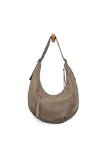 Nadia Buck Large Hobo Bag - Taupe Grey