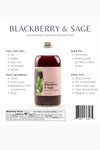 Wood Stove Kitchen Cocktail Mixer - Blackberry & Sage