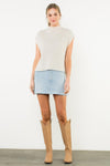Lorah Sweater Vest - Cream
