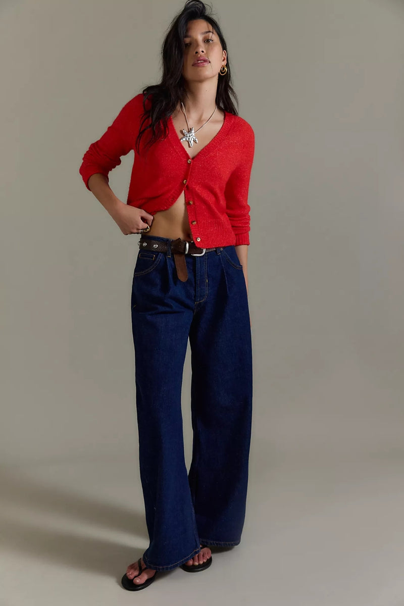 Free People School Girl Cardi - Pop Melange