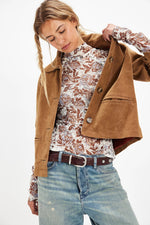 Free People Lyric Long Sleeve - Ivory Combo