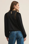 Z Supply Silvana Embroidered Top - Black