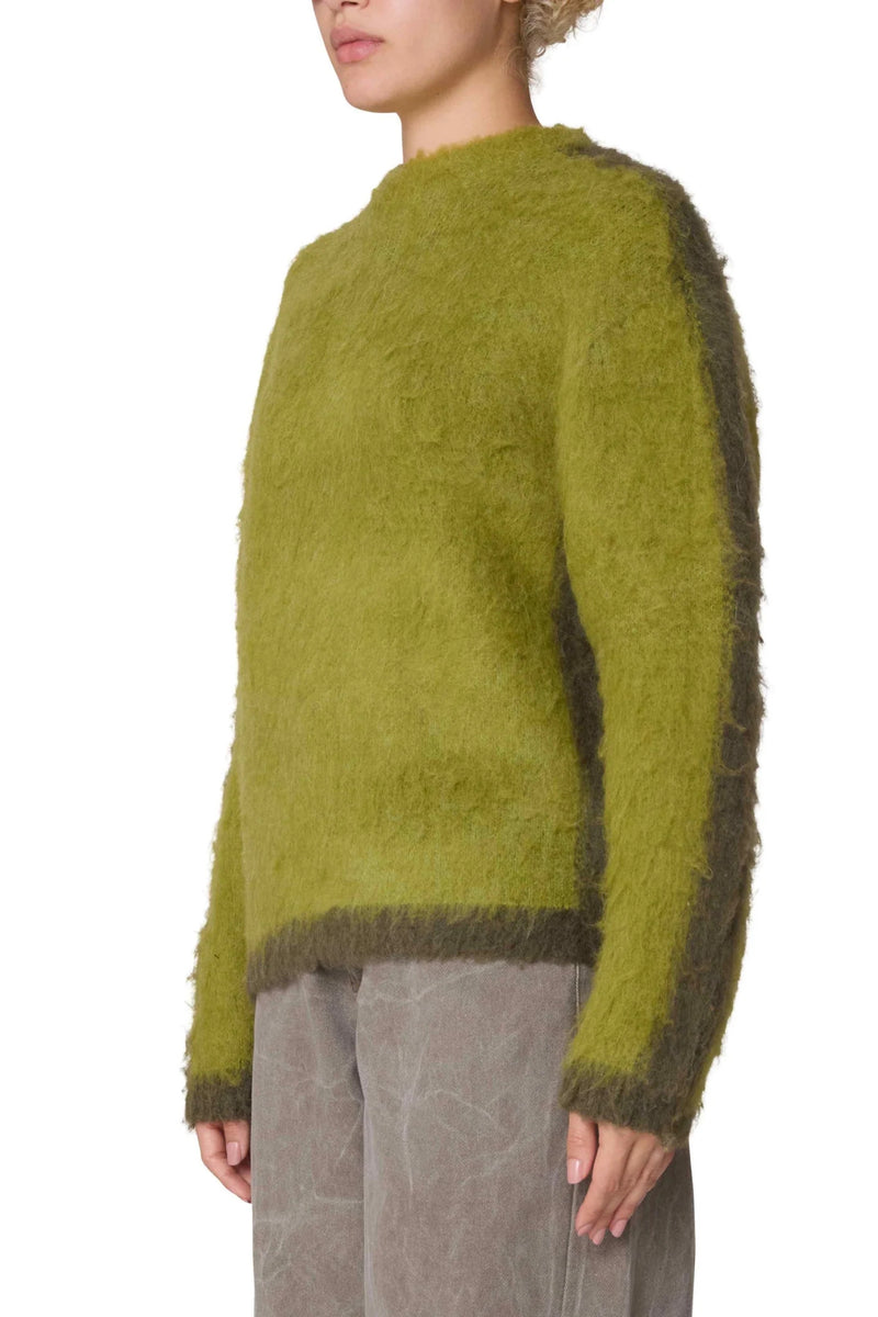 Obey Aura Crew Sweater - Lime