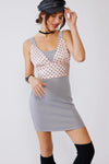 Polka Dot Satin Tank