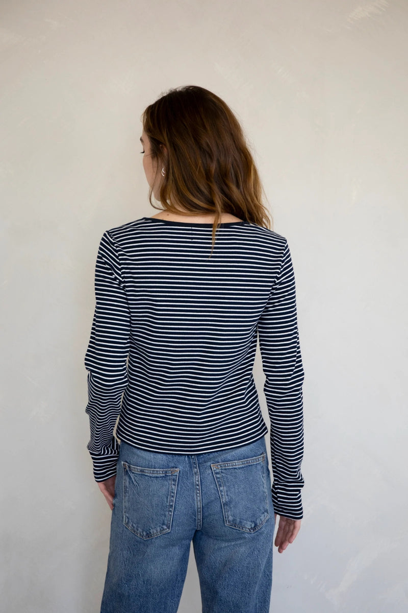 Paula Tank + Sweater Set Navy + Ivory