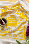 Kei + Molly Flour Sack Dish Towel - Bees