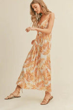 Layla Dress - Mustard Leaf