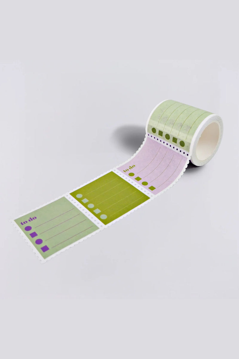 Hinoki To Do Giant Stamp Washi Tape