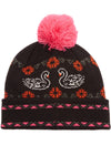 Obey Intarsia Swan Beanie