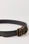 Free People Rori Leather Belt - Black