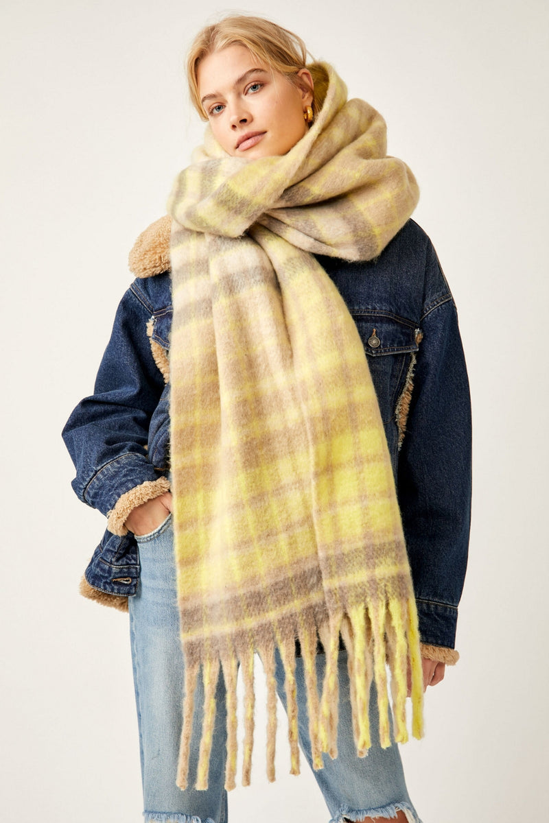 Free People Falling For You Brushed Scarf