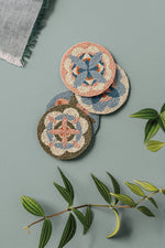 Beaded Coasters Set of 4 - Disco Formation