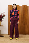 FRNCH Nigelle Pant - Fuchsia