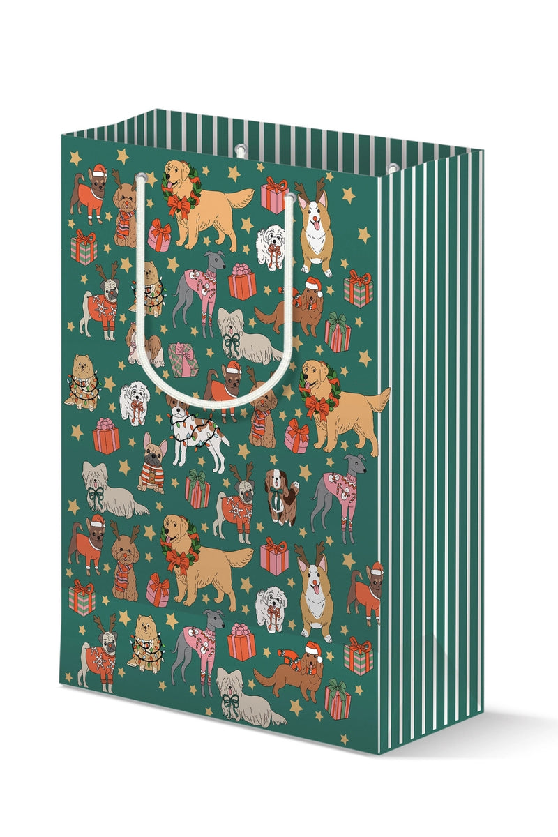 Illustrating Amy Gift Bag - Holiday Dogs