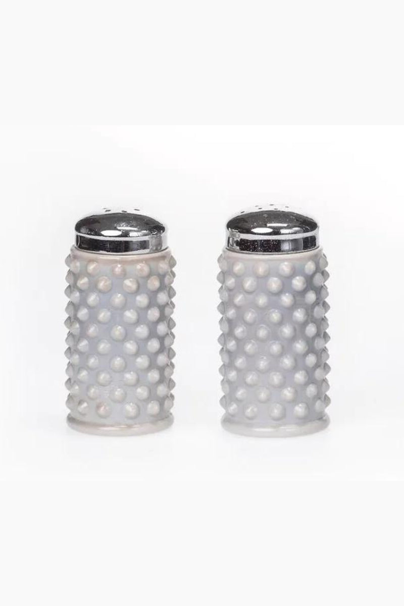 GiGi Hobnail Salt + Pepper Shakers - Marble