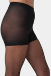 Fishnet Tight with Control Top - Black