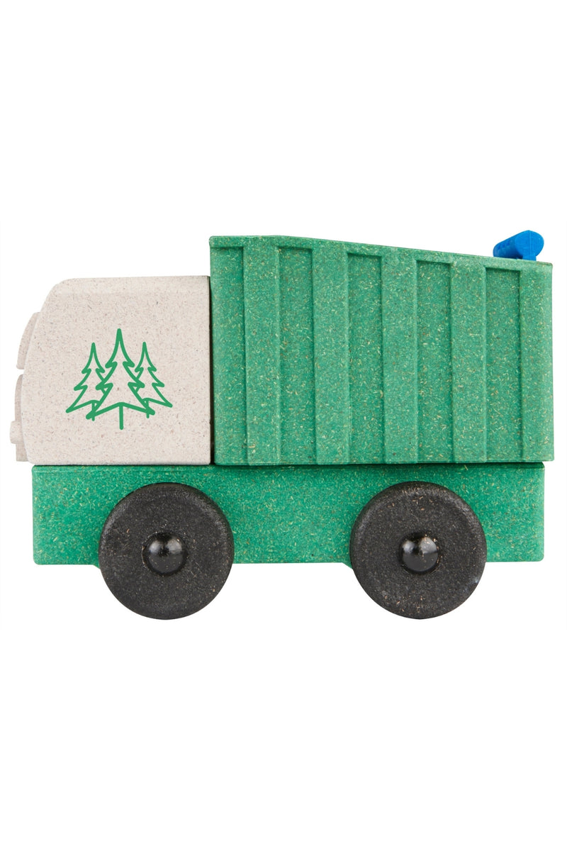 Luke's Toy Factory Truck Green Dump Truck