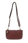 Mini Crossbody Wristlet Red Violet