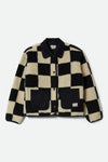 Brixton Delilah Sherpa Jacket - Black/Natural