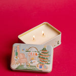 5 oz Printed Christmas Tins