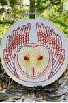 Hook, Line, and Tinker Embroidery Kit - Barn Owl