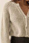 Zayn Cardigan - Heather Cloud