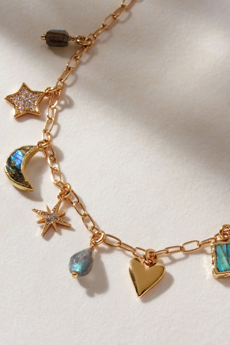 Luna Norte Lost In The Cosmos Charm Necklace
