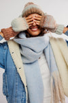 Free People Rainbow Run Hat + Gloves Set