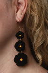 Le Chic Miami Hollyhocks Dangle Earrings