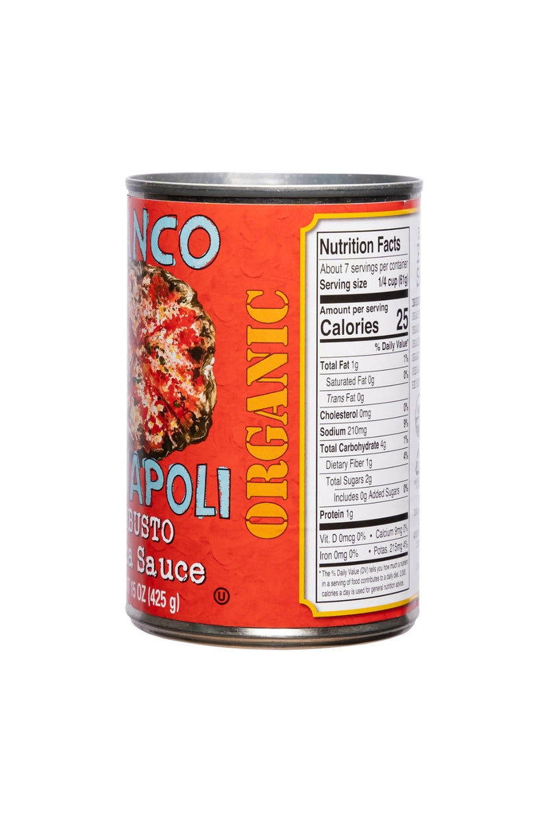 Bianco DiNapoli Organic Pizza Sauce - Robusto