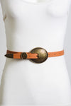 Oval Embossed Vintage Belt Buckle