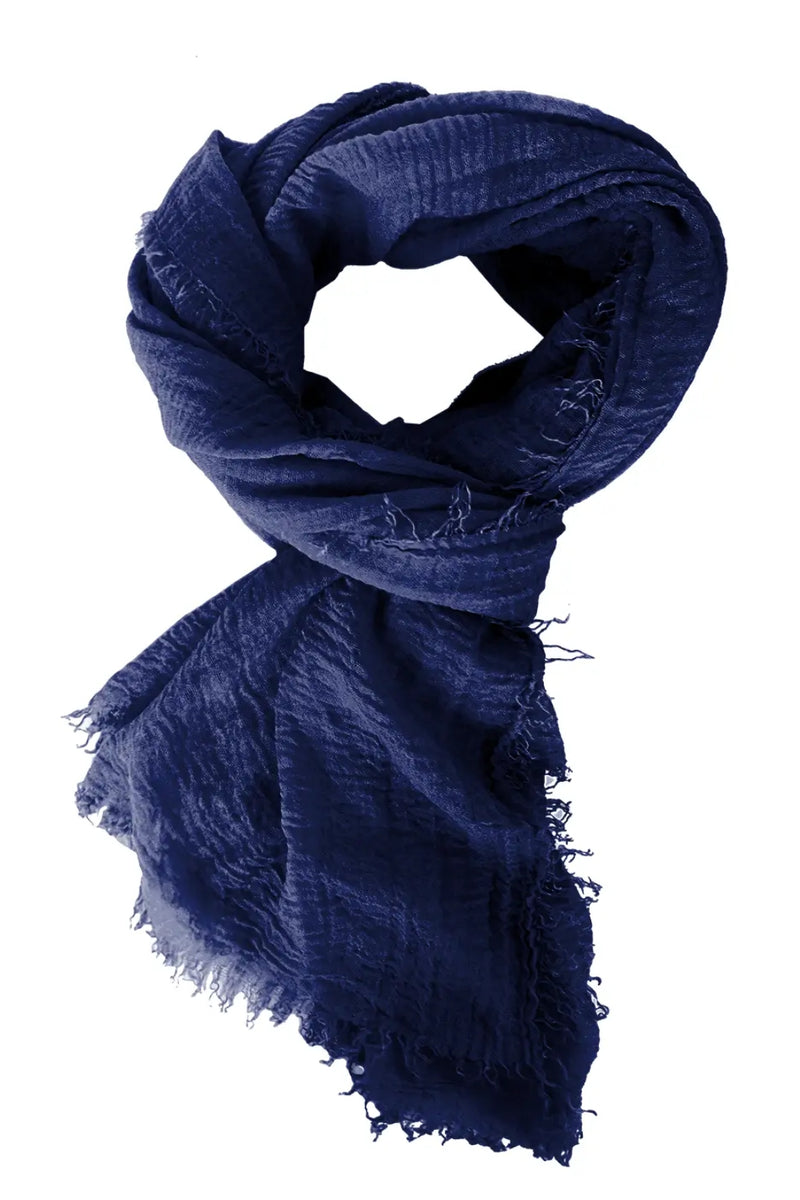 Boho Scarf - Cobalt